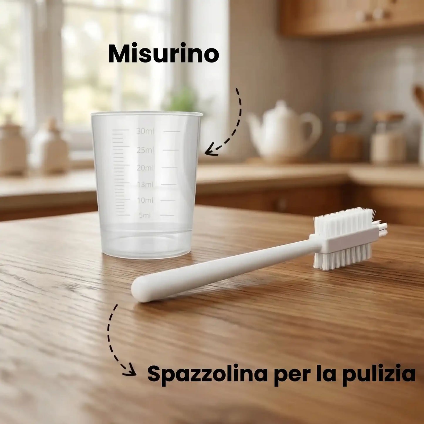 Spazzolina + misurino