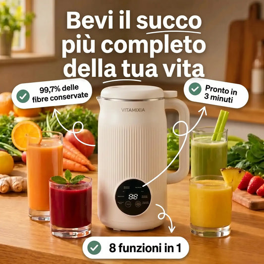 Vitamixia: L'Apparecchio 8-in-1 Che Conserva il 100% delle Tue Fibre (E Si Pulisce da Solo)